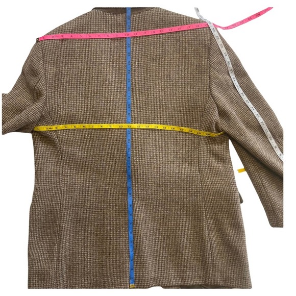 Harris Tweed Vintage Stafford Men's Size 42R Tan Tweed Sports Coat Blazer - Picture 4 of 9